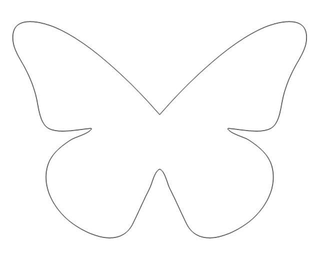 Трафареты бабочки