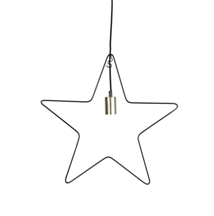 Люстра в форме звезды