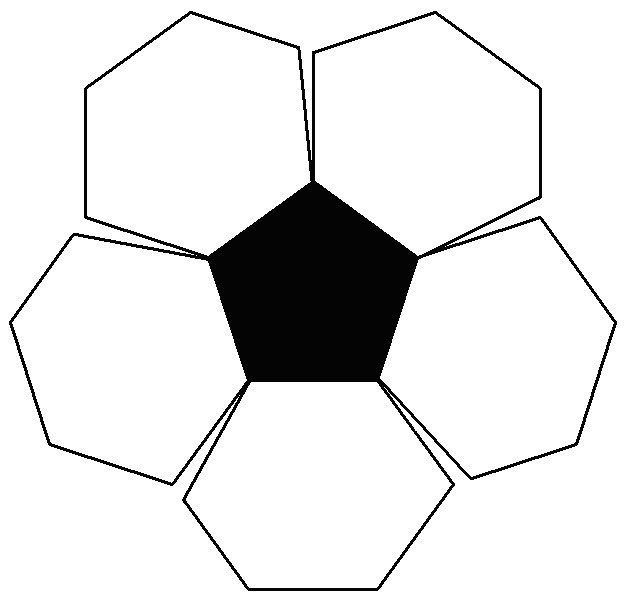 Развертка футбольного мяча