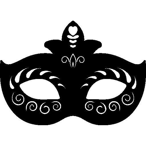 Маска силуэт
