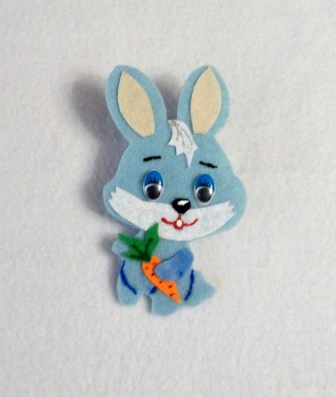 Зайка из фоамирана