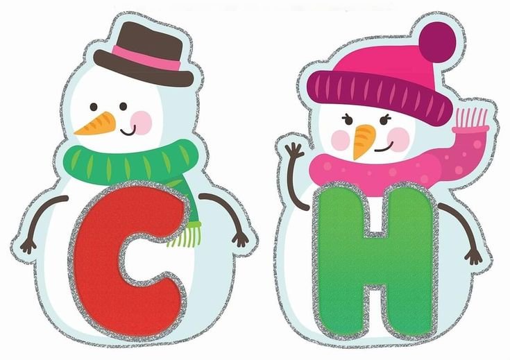 Гирлянда Снеговики