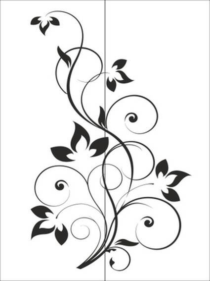 Трафареты узоры для декора