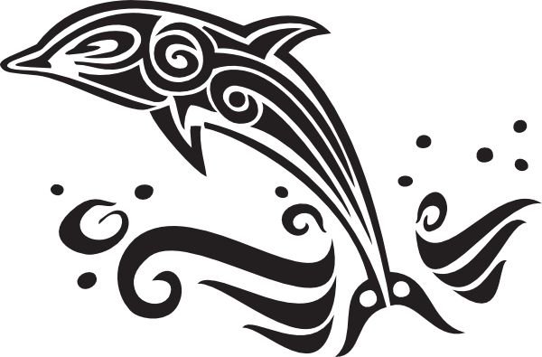 Стилизованное изображение рыбы