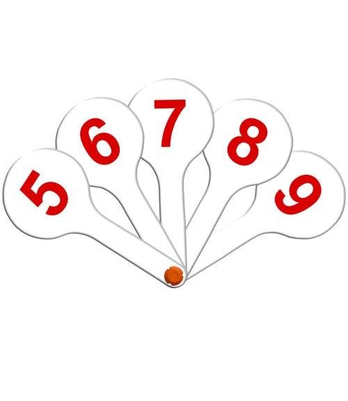 Касса-веер цифры от 0 до 9