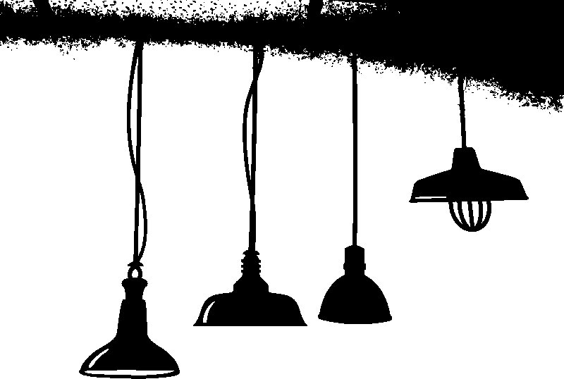 Лампочка силуэт