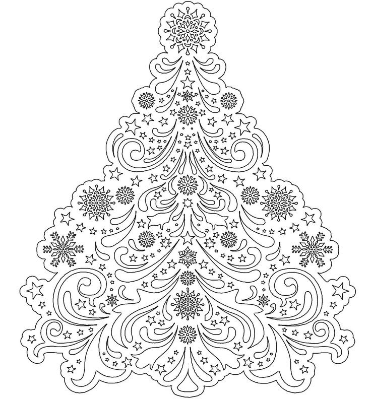 Вытынанки елка