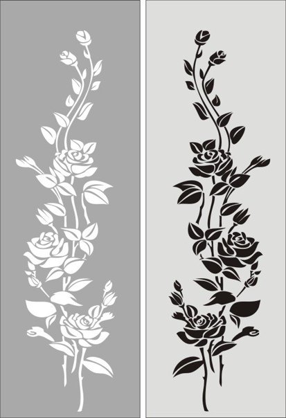 Орнамент пескоструй