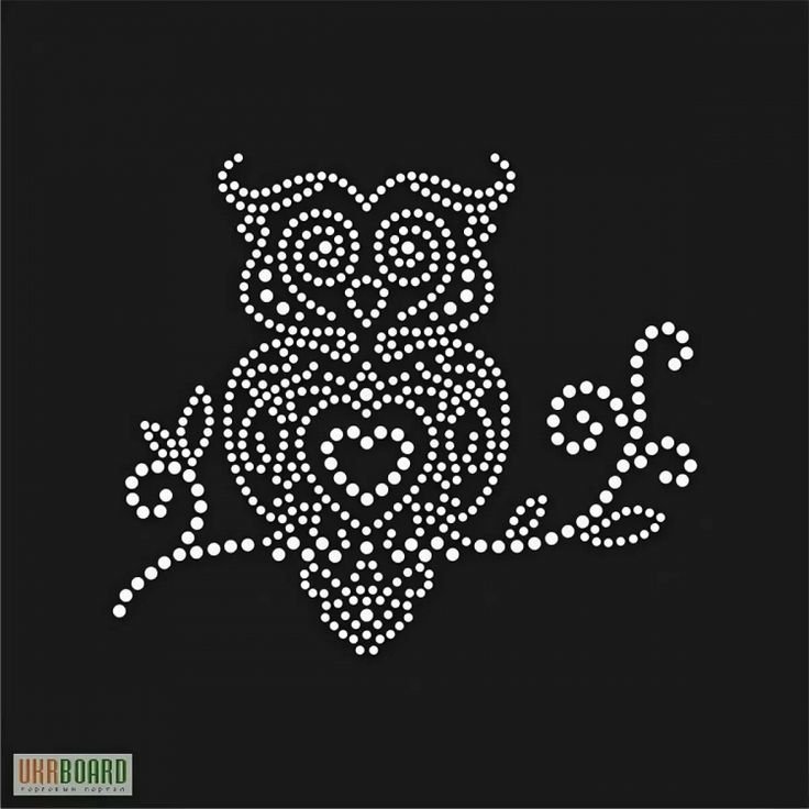 Трафареты из страз