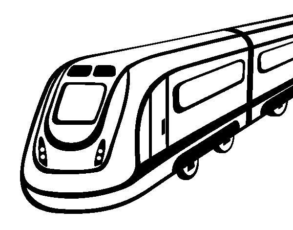 Поезд рисунок