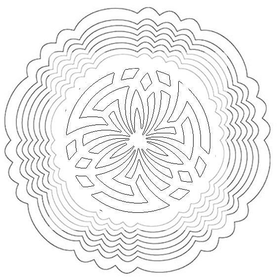 Трафареты тарелок для выпиливания лобзиком