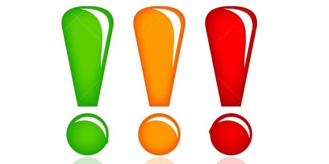 Знак восклицания красивый