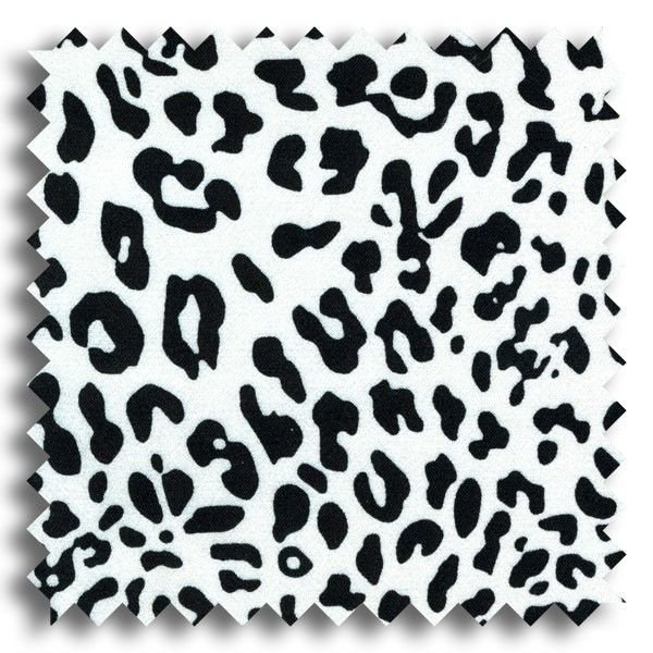 Принт леопард черно белый