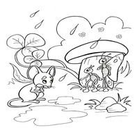 В. Сутеев под грибом