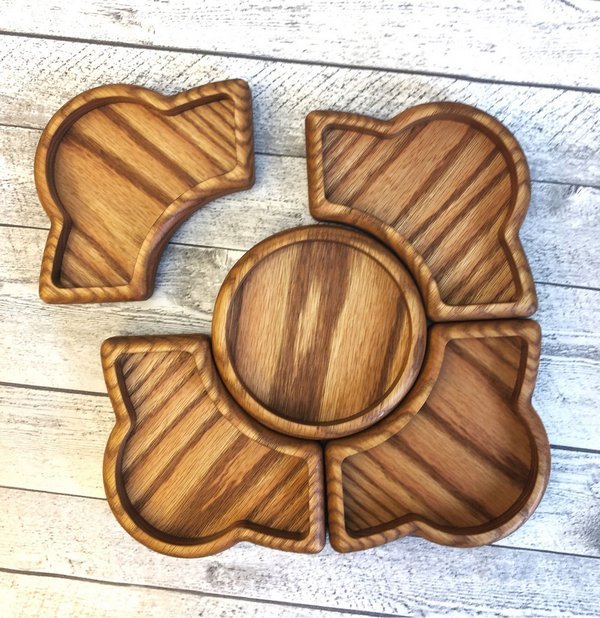 Менажница деревянная