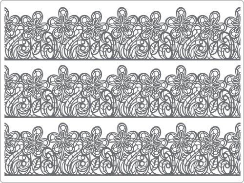 Ажурный бордюр на торт