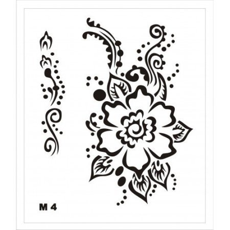 Рисунки хной трафареты