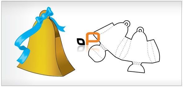 Объемный колокольчик