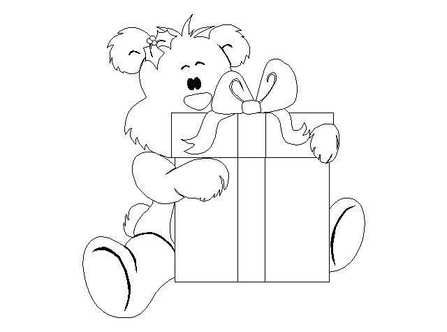 Подарок раскраска для детей