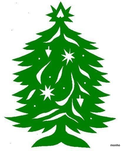 Шаблон елки