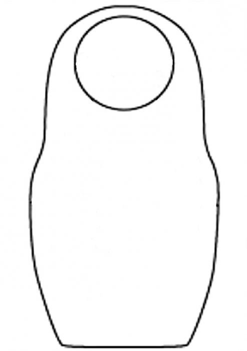 Силуэт матрешки