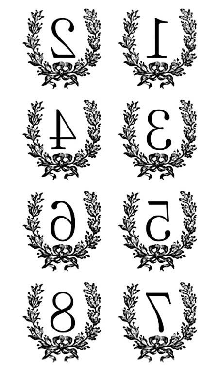 Номерки на столы шаблоны для печати