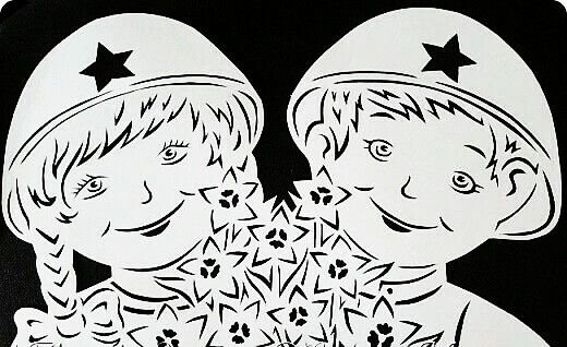 Окна Победы трафареты для вырезания