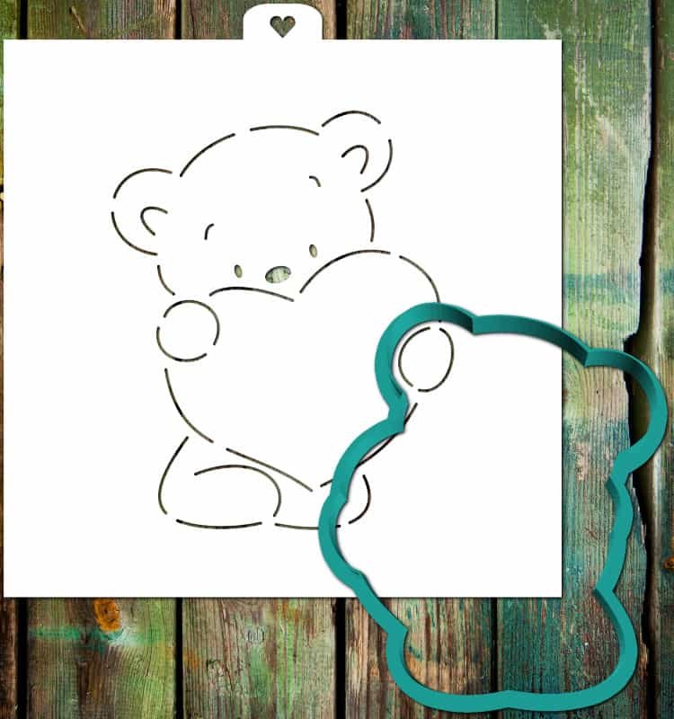 Трафарет для пряника Медвежонок
