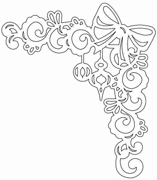 Новогодние уголки на окна