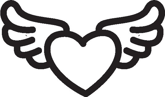 Сердце с крыльями