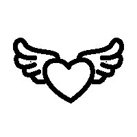 Сердце с крыльями