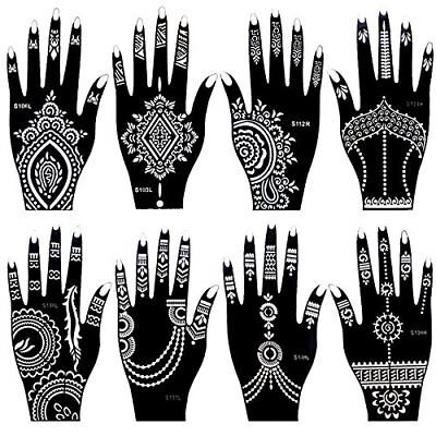 Трафареты для хны