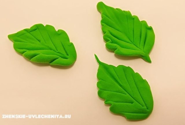 Листики из теста