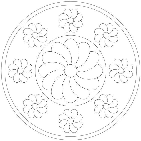 Роспись жостовского подноса раскраска для детей