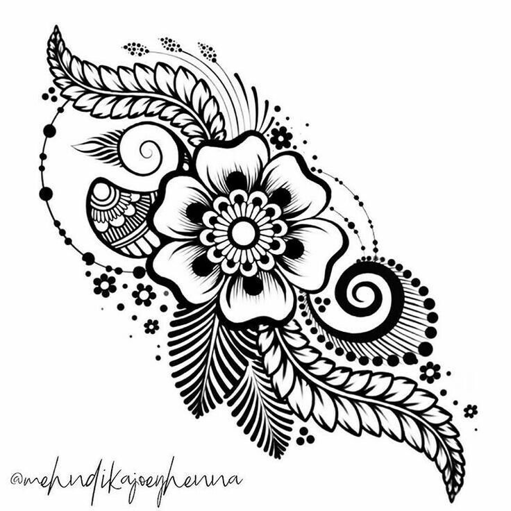 Тату мехенди эскизы