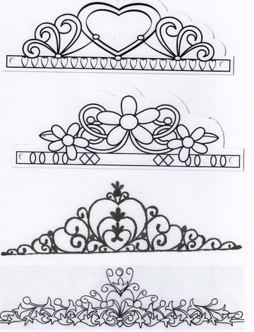 Схема украшения торта