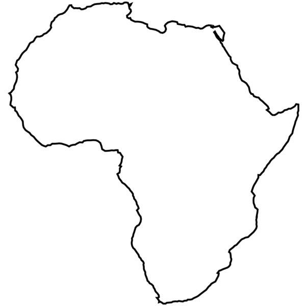 Африка очертания материка