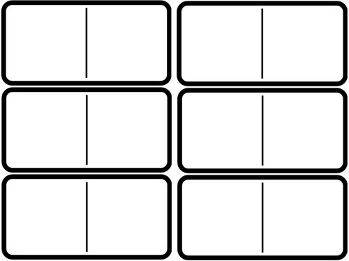 Домино трафарет