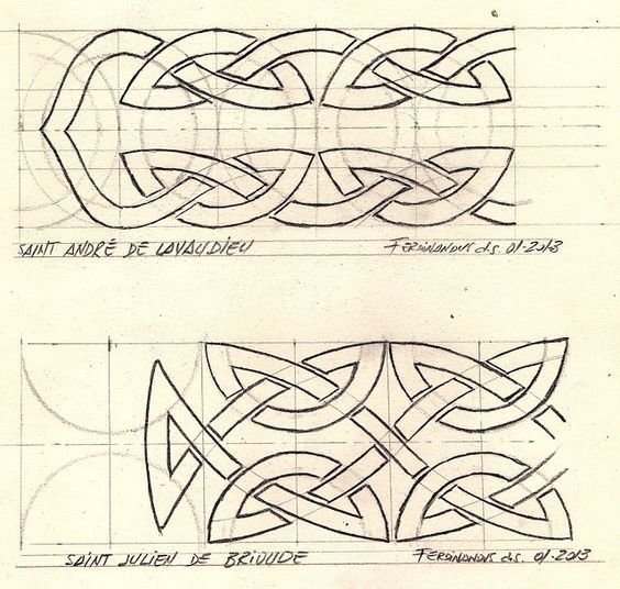 Резьба по дереву Кельтские узоры и плетёнка
