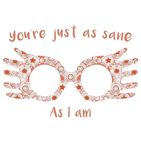 Очки Луны Лавгуд шаблон