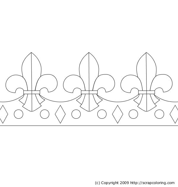 Лекало короны из бумаги