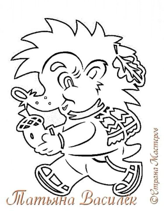 Осенние вытынанки на окна