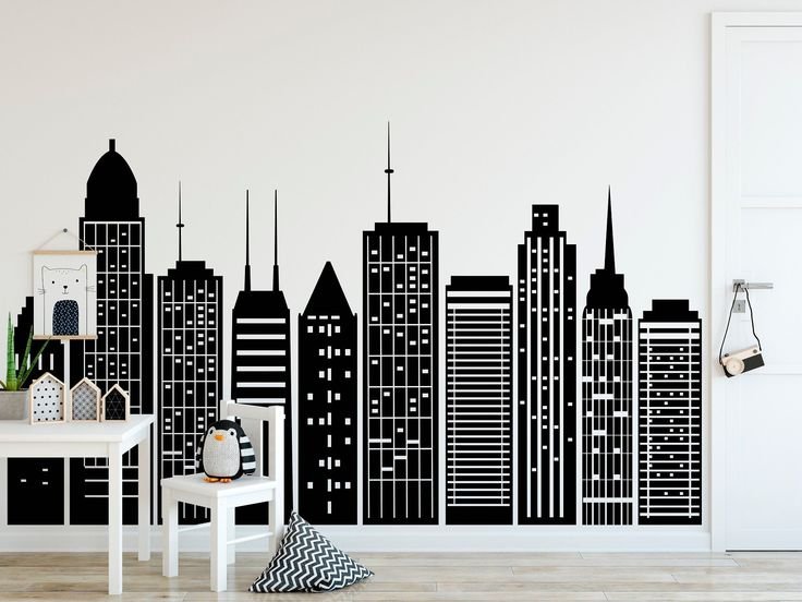 Трафарет "город"