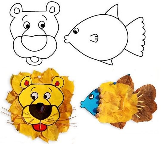 Морда Льва для аппликации