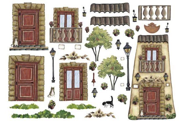 Декорации для кукольного домика