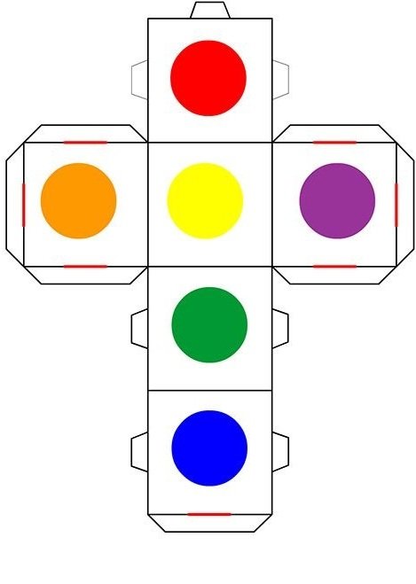 Куб развертка