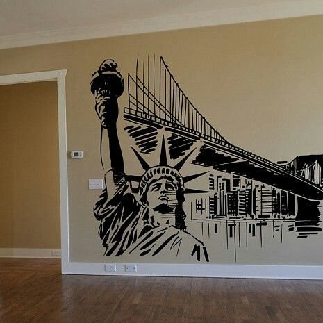 Эскизы на стену