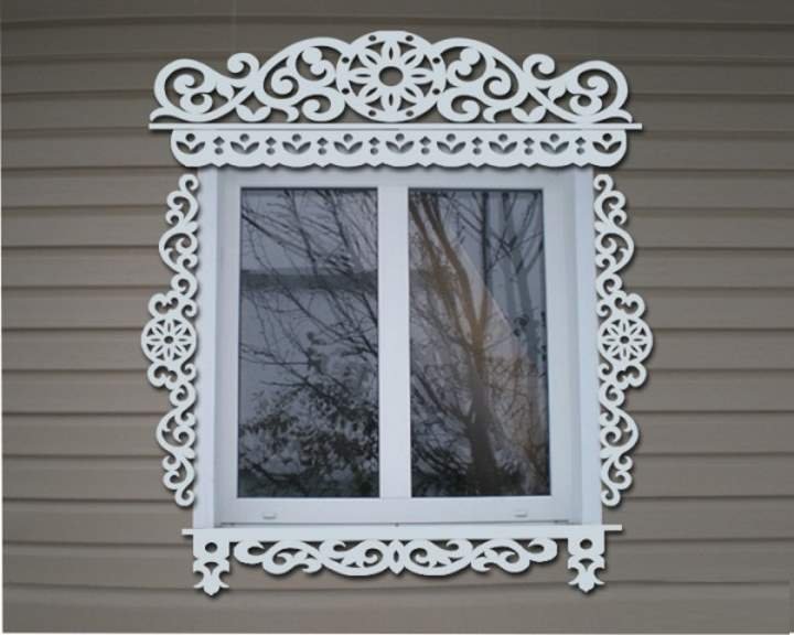 Владимирская пропильная резьба наличники