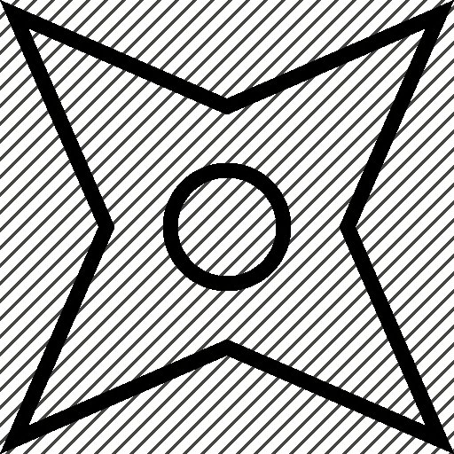 Чертеж сюрикена