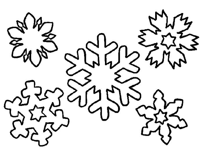 Снежинки для вырезания